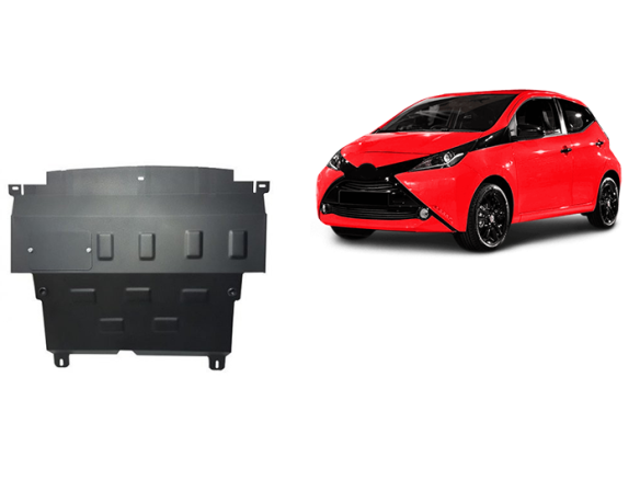 Stahl Unterfahrschutz für Motor Toyota Aygo AB40 (2014-2022) EANToyota