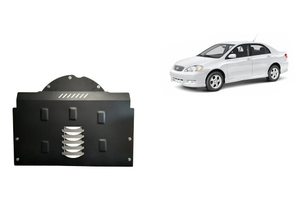 Stahl Unterfahrschutz für Katalysator Toyota Corolla (2002-2007) EANToyota