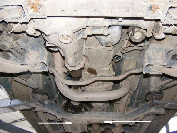 Stahl Unterfahrschutz für Getriebe, Differential Toyota Hilux (2000-2004) EANToyota Hilux