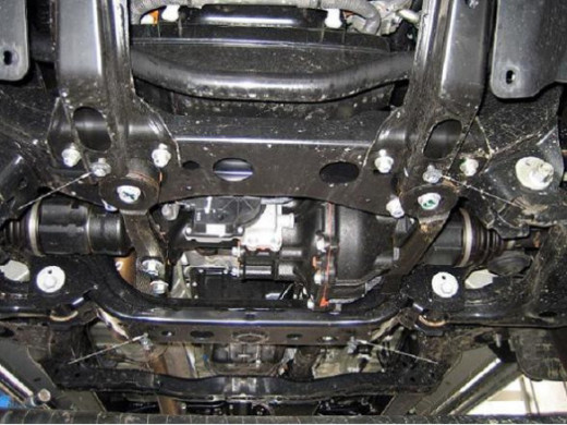 Stahl Unterfahrschutz für Motor Toyota Hilux (2004-2015) EANToyota Hilux