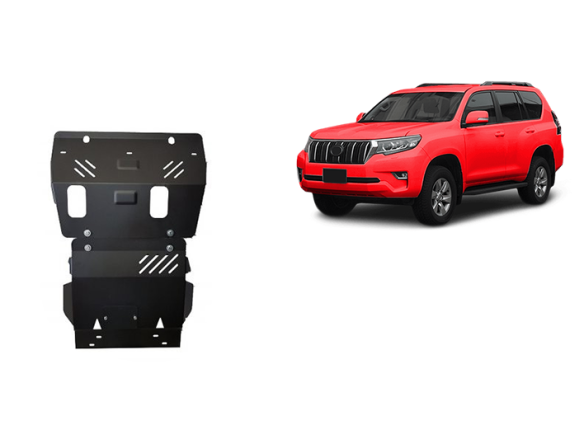 Stahl Unterfahrschutz für Motor Toyota Land Cruiser 150 (2009-2023) EANToyota Land Cruiser