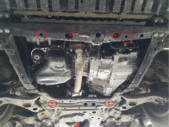 Stahl Unterfahrschutz für Motor Toyota RAV 4 (2013-2018) EANToyota RAV 4