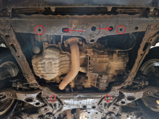 Stahl Unterfahrschutz für Motor Toyota RAV 4 Benzin (2006-2013) EANToyota RAV 4