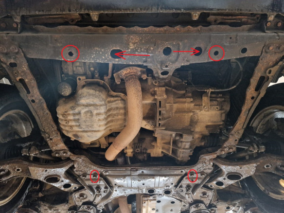 Stahl Unterfahrschutz für Motor Toyota RAV 4 Benzin (2006-2013) EANToyota RAV 4