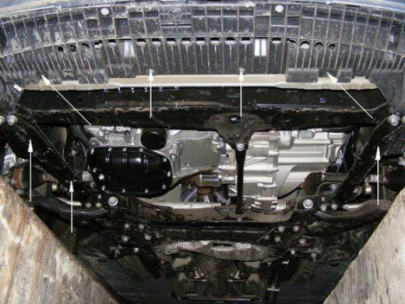 Stahl Unterfahrschutz für Katalysator Toyota Verso-S (2007-2018) EANToyota Verso 2