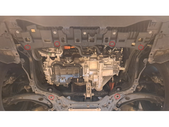 Stahl Unterfahrschutz für Motor Toyota Yaris Cross XP210 (2021-2026) EANToyota Yaris