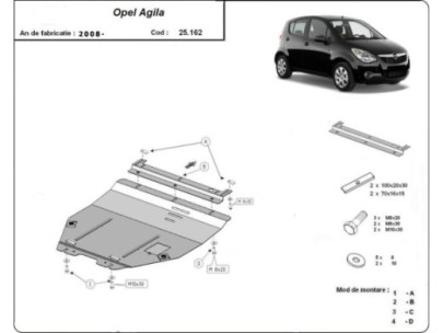 Stahl Unterfahrschutz für Motor Opel Signum (2002-2008) EANOpel 2