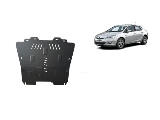 Stahl Unterfahrschutz für Motor Opel Astra J (2009-2015) EANOpel Astra