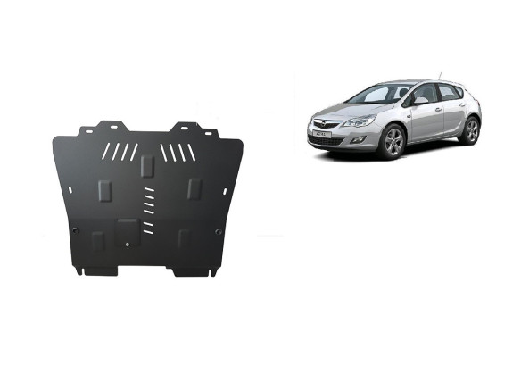 Stahl Unterfahrschutz für Motor Opel Astra J (2009-2015) EANOpel Astra