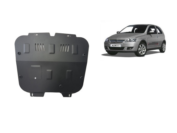 Stahl Unterfahrschutz für Motor Opel Corsa C (2000-2006) EANOpel Corsa