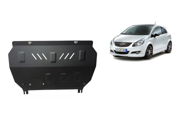 Stahl Unterfahrschutz für Motor Opel Corsa D (2006-2014) EANOpel Corsa