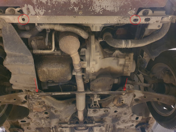 Stahl Unterfahrschutz für Motor Opel Corsa D (2006-2014) EANOpel Corsa