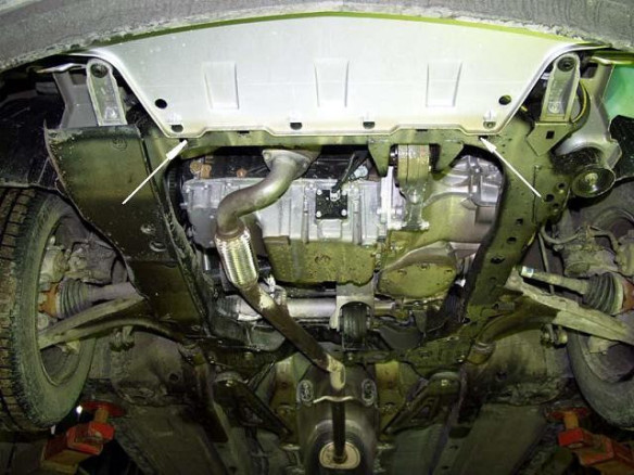 Stahl Unterfahrschutz für Motor Opel Vectra C (2002-2008) EANOpel Vectra