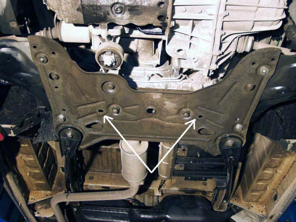 Stahl Unterfahrschutz für Motor Opel Vivaro (2011-2014) (2011-2014) EANOpel Vivaro