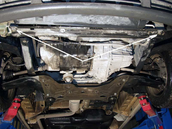 Stahl Unterfahrschutz für Motor Opel Vivaro (2001-2011) EANOpel Vivaro