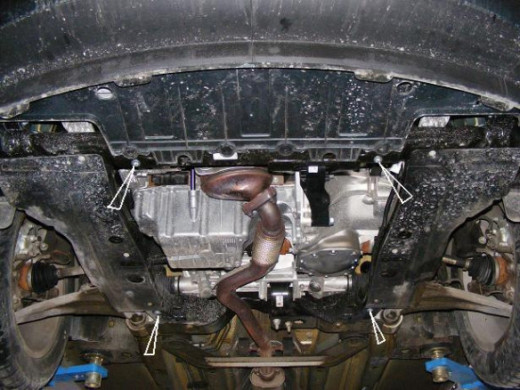 Stahl Unterfahrschutz für Motor der Opel Zafira C (2011-2019) EANOpel Zafira