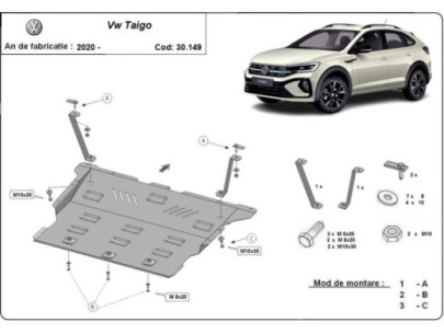 Stahl Unterfahrschutz für Motor Vw Crafter (2017-2026) EANVolkswagen 2