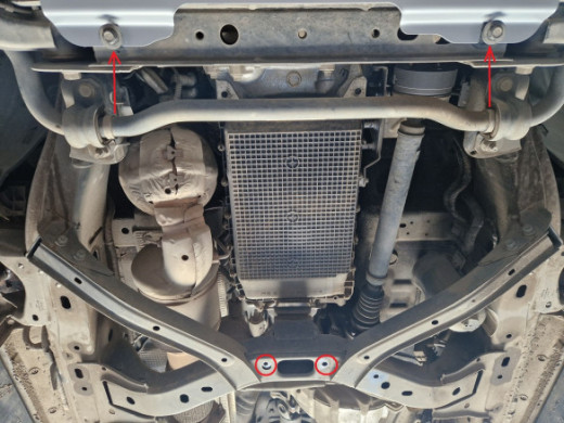 Stahl Unterfahrschutz für Getriebe Automatikgetriebe Volkswagen Amarok (2022-2026) EANVolkswagen