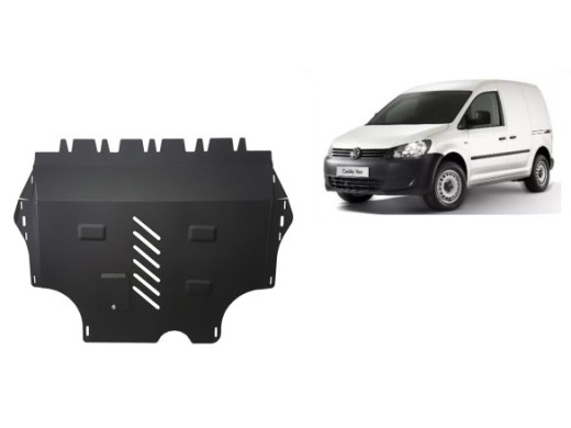 Stahl Unterfahrschutz für Motor VW Caddy - mit WEBASTO (2011-2020) EANVolkswagen Caddy