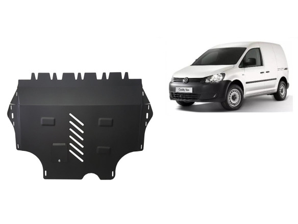 Stahl Unterfahrschutz für Motor VW Caddy - mit WEBASTO (2011-2020) EANVolkswagen Caddy