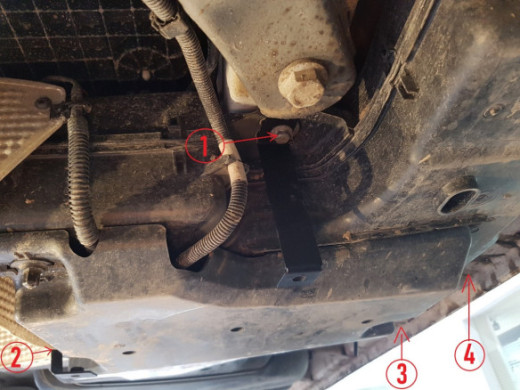 Stahl Unterfahrschutz für AdBluetank Volkswagen Crafter (2017-2020) EANVolkswagen