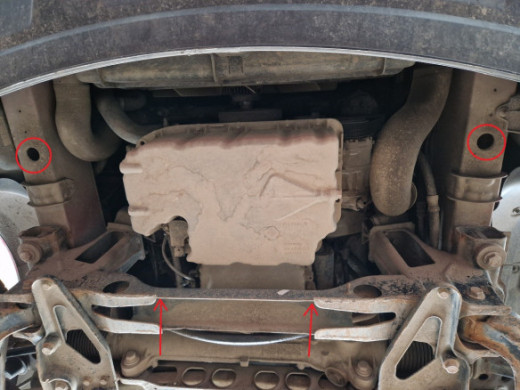 Stahl Unterfahrschutz für Motor Volkswagen Crafter (2006-2016) EANVolkswagen