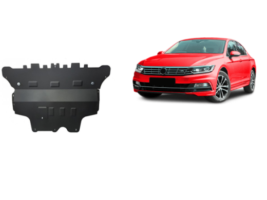 Stahl Unterfahrschutz für Motor VW Passat B8 - Automatikgetriebe (2015-2026) EANVolkswagen Passat