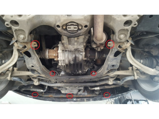 Stahl Unterfahrschutz für Motor VW Passat B5, B5.5 (2001-2004) EANVolkswagen