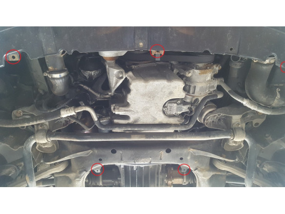 Stahl Unterfahrschutz für Motor VW Passat B5, B5.5 (2001-2004) EANVolkswagen