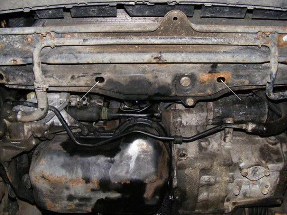 Stahl Unterfahrschutz für Motor Volkswagen Passat - B3, B4 - Diesel (1988-1997) EANVolkswagen Passat