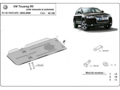 Stahl Unterfahrschutz für Motor Volkswagen Sharan (2010-2022) EANVolkswagen