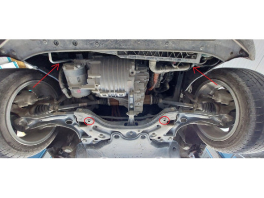 Stahl Unterfahrschutz für Motor, Getriebe VW Up (2011-2026) EANVolkswagen