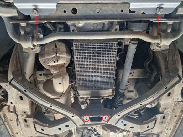 Stahl Unterfahrschutz für Getriebe Automatikgetriebe Ford Ranger (2023-2026) EANFord Ranger