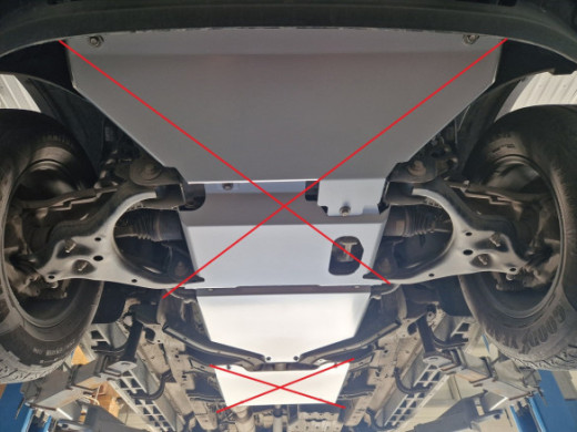 Stahl Unterfahrschutz für Getriebe Automatikgetriebe Ford Ranger (2023-2026) EANFord Ranger