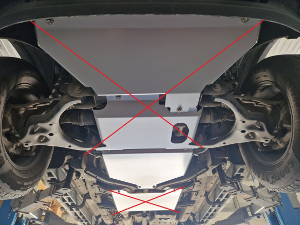 Stahl Unterfahrschutz für Getriebe Automatikgetriebe Ford Ranger (2023-2026) EANFord Ranger