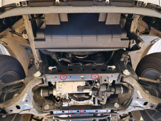 Stahl Unterfahrschutz für Motor Ford Ranger (2010-2023) EANFord Ranger