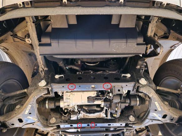 Stahl Unterfahrschutz für Motor Ford Ranger (2010-2023) EANFord Ranger