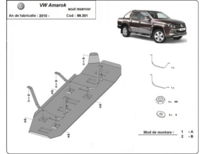 Stahl Unterfahrschutz für Motor Volkswagen Sharan (1999-2010) EANVolkswagen