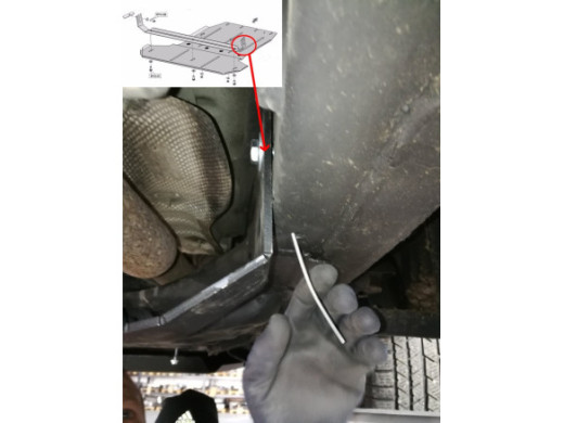 Stahl Unterfahrschutz für Getriebe, Differential Volkswagen Amarok (2010-2022) EANVolkswagen Amarok