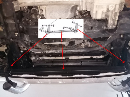 Stahl Unterfahrschutz für Motor Volkswagen Amarok (2010-2022) EANVolkswagen Amarok