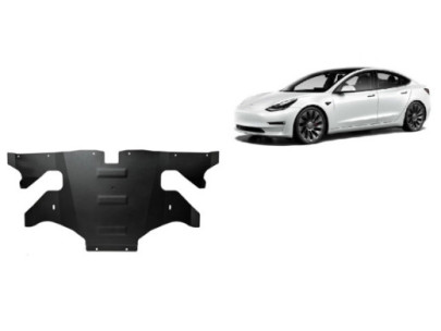 Stahl Unterfahrschutz für Frontmotor Elektromotor Tesla 3 AWD (2017-2026) EANTesla Model 3