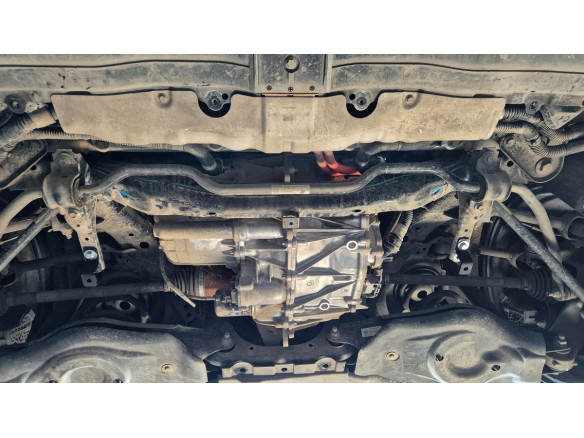 Stahl Unterfahrschutz für Heckmotor Elektromotor Tesla 3 AWD (2017-2026) EANTesla Model 3