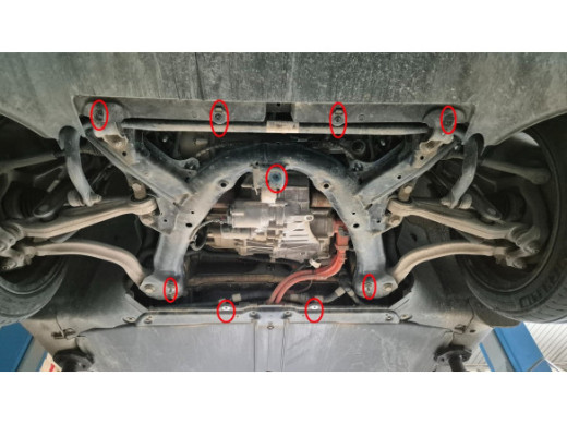 Stahl Unterfahrschutz für Frontmotor Elektromotor Tesla 3 AWD (2017-2026) EANTesla Model 3