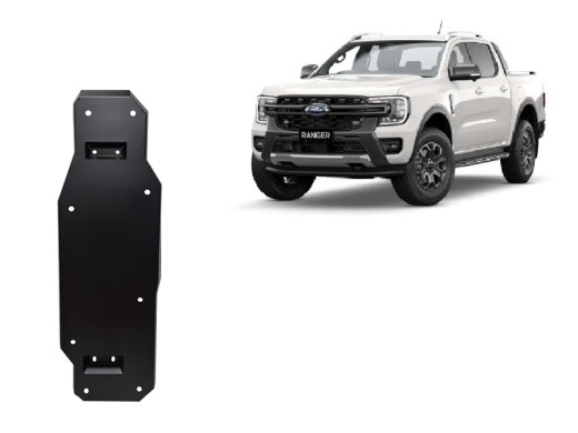 Stahl Unterfahrschutz für Kraftstofftank Ford Ranger (MB3G9A147CF- 2643728) (2023-2026) EANFord Ranger