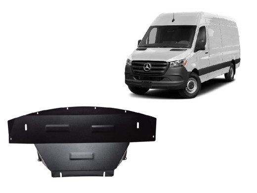 Stahl Unterfahrschutz für Motor Mercedes Sprinter 907 4x4 (2024-2026) EANMercedes Sprinter