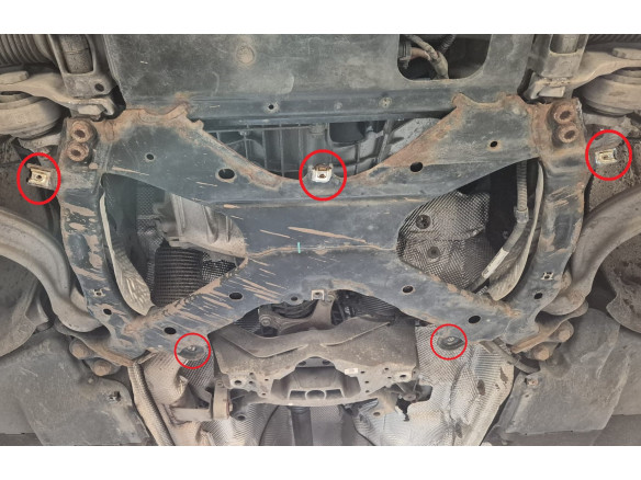 Stahl Unterfahrschutz für Getriebe Audi Q5 (2017-2025) EANAudi Q5