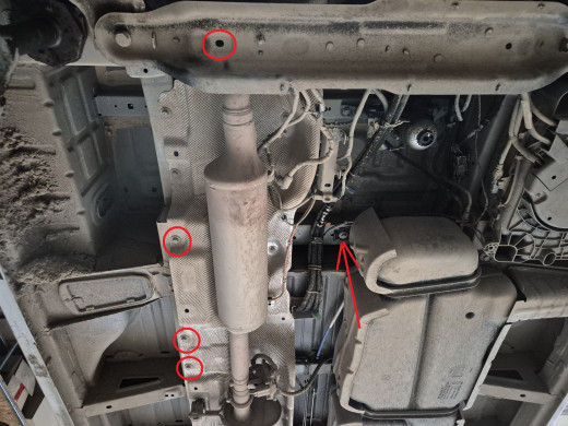 Stahl Unterfahrschutz für Katalysator Start-Stop Renault Master 4 (2024-2026) EANRenault Master