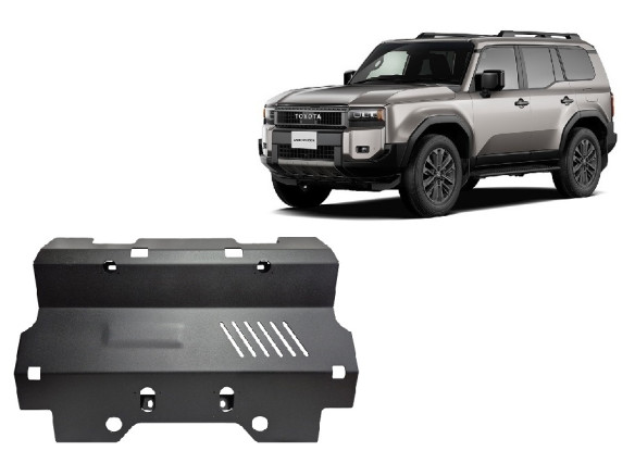 Stahl Unterfahrschutz für Kühler Toyota Land Cruiser 250 (2024-2026) EANToyota Land Cruiser