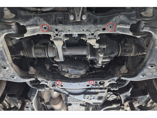 Stahl Unterfahrschutz für Motor Toyota Land Cruiser 250 (2024-2026) EANToyota Land Cruiser