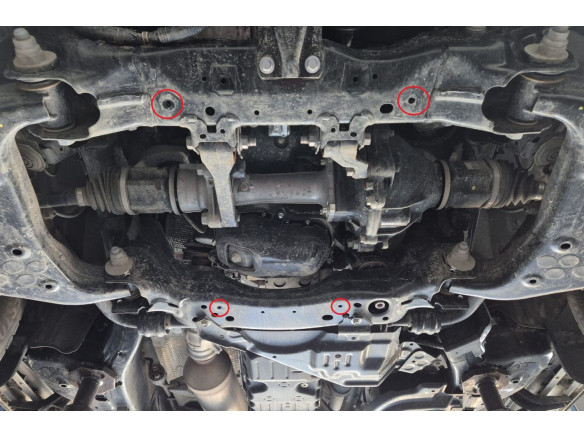 Stahl Unterfahrschutz für Motor Toyota Land Cruiser 250 (2024-2026) EANToyota Land Cruiser